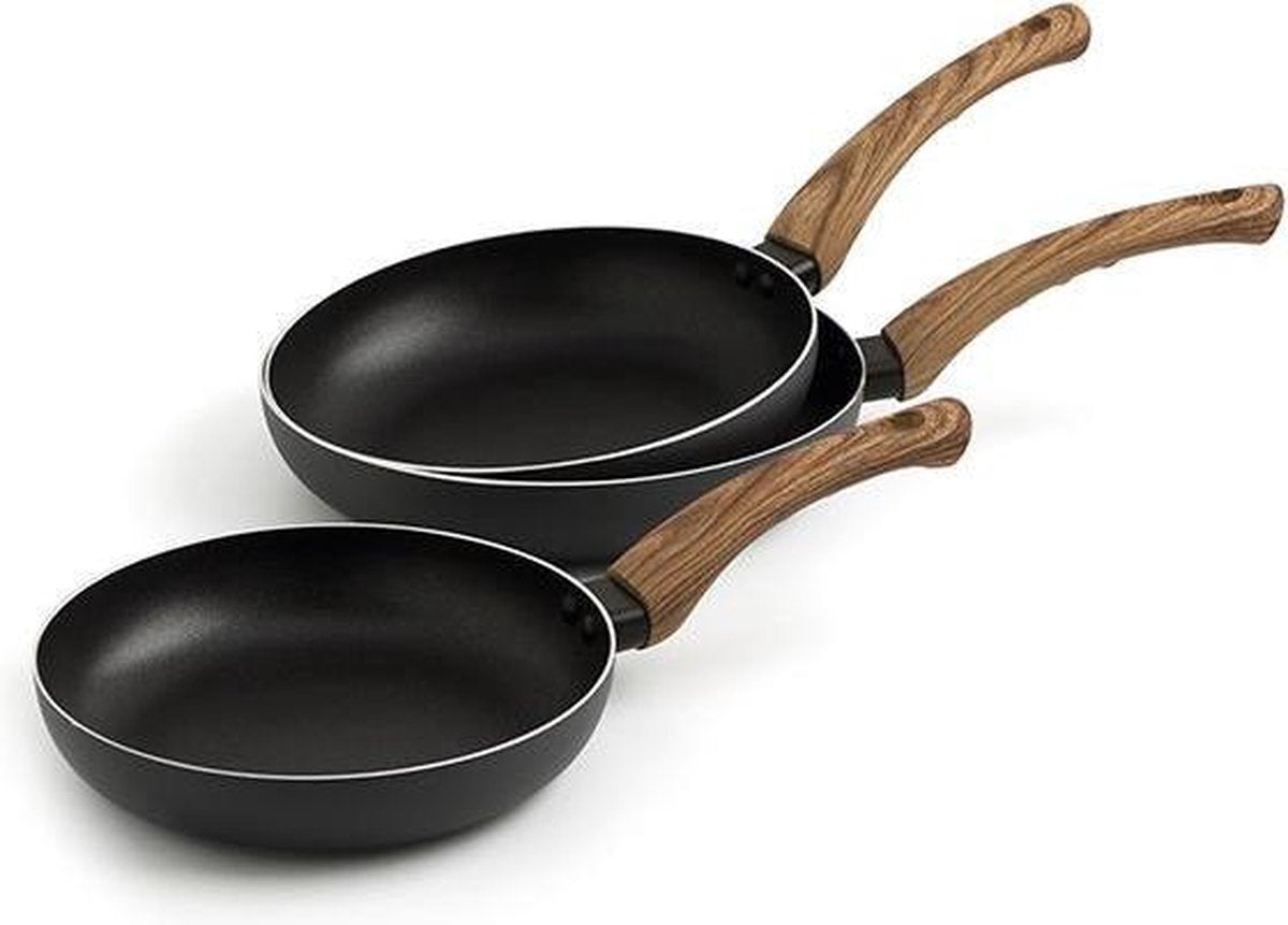Pannenset Quid Teca Aluminium 20/24/28 cm (3 pcs)