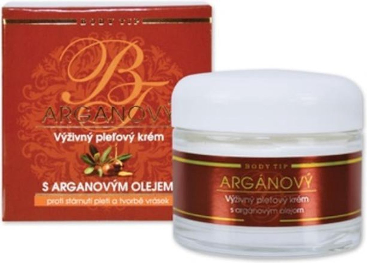Body Tip - Skin Cream Argan Oil ( arganový olej ) - Vyživující pleťový krém