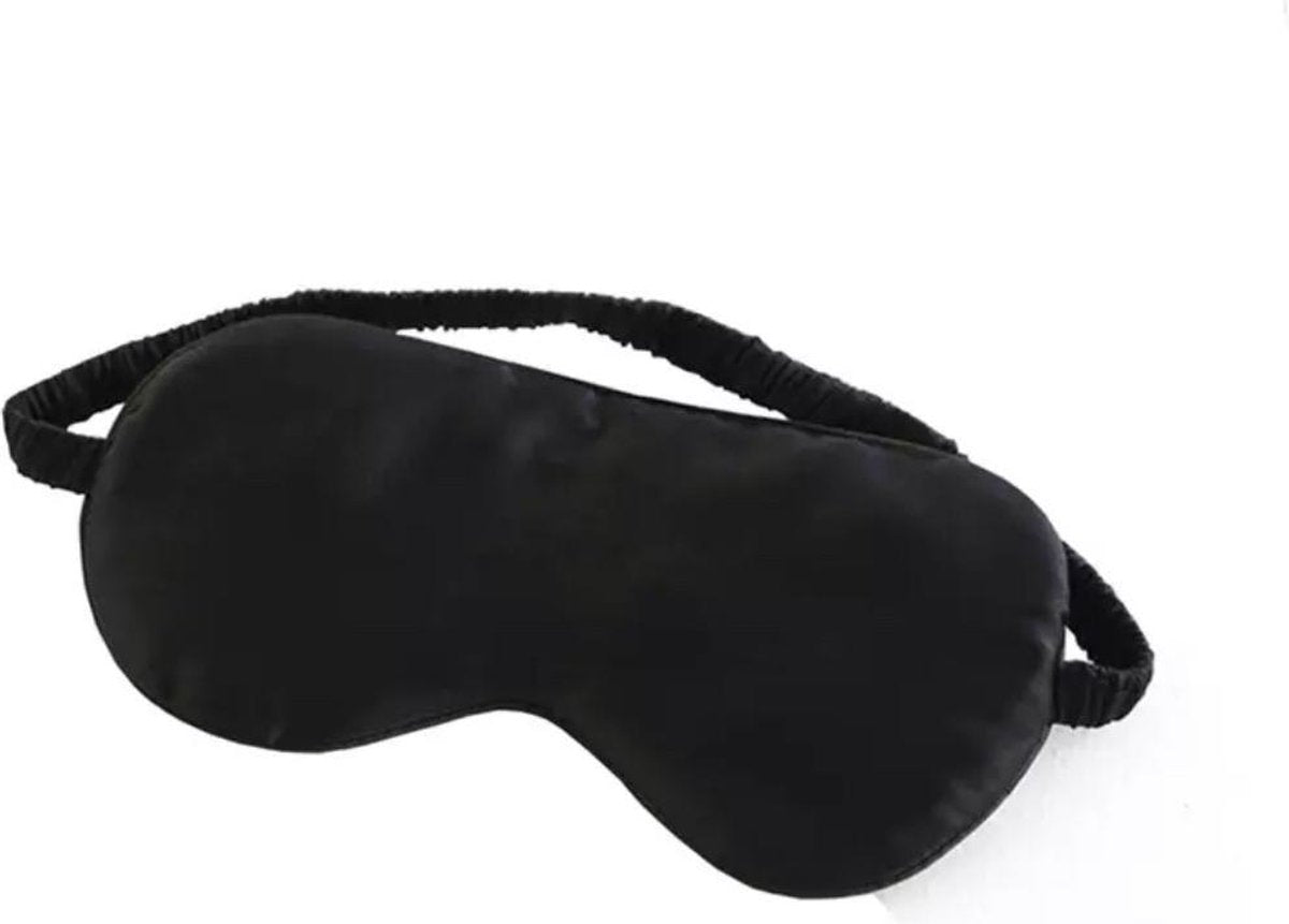 YOSMO - Zijden Slaapmasker - kleur zwart - 100% Zijden - Moerbei