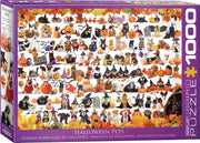 Eurographics puzzel Halloween Puppies and Kittens - 1000 stukjes