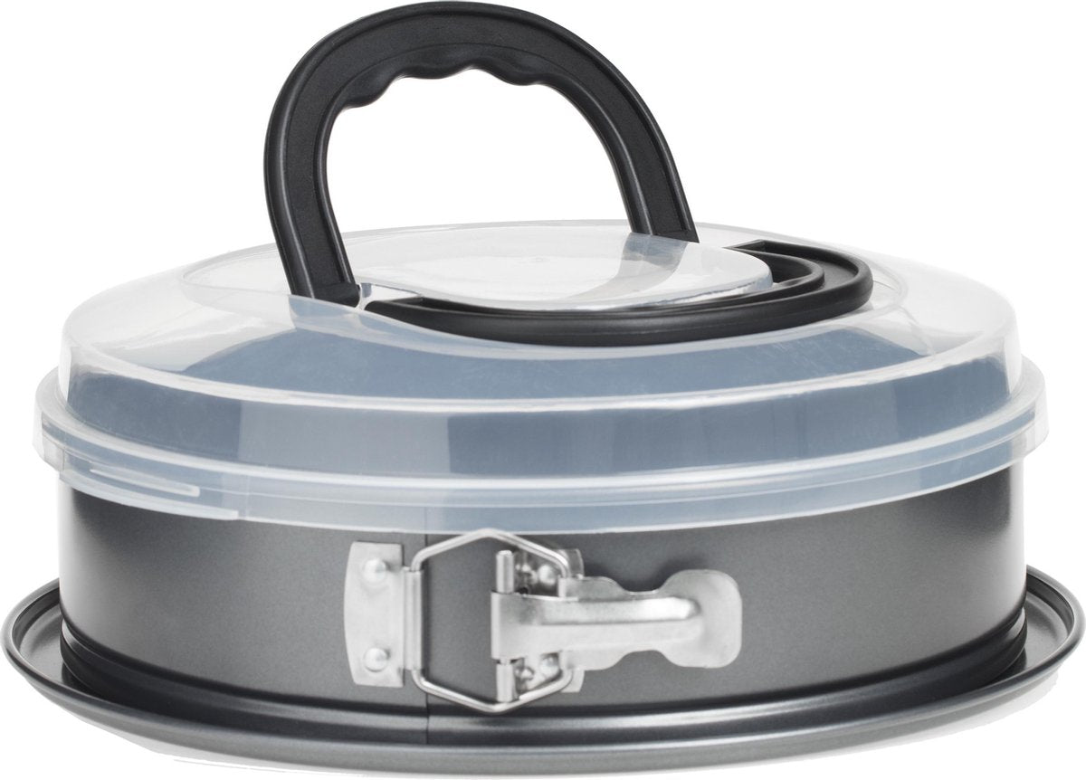 4Goodz Springvorm met deksel en handgrepen 26 cm doorsnede - Taartdoos