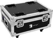 ROADINGER Flightcase 4x AKKU UP-4 QuickDMX with charging functio