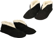 Voordeelset van 2x paar Spaanse sloffen/pantoffels zwart voor dames/heren - Voordelig/laagste prijs