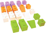 Bigjigs Baby Click Blocks- Basic 20 Houten Blokken