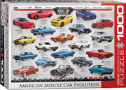 Eurographics puzzel American Muscle Car Evolution - 1000 stukjes