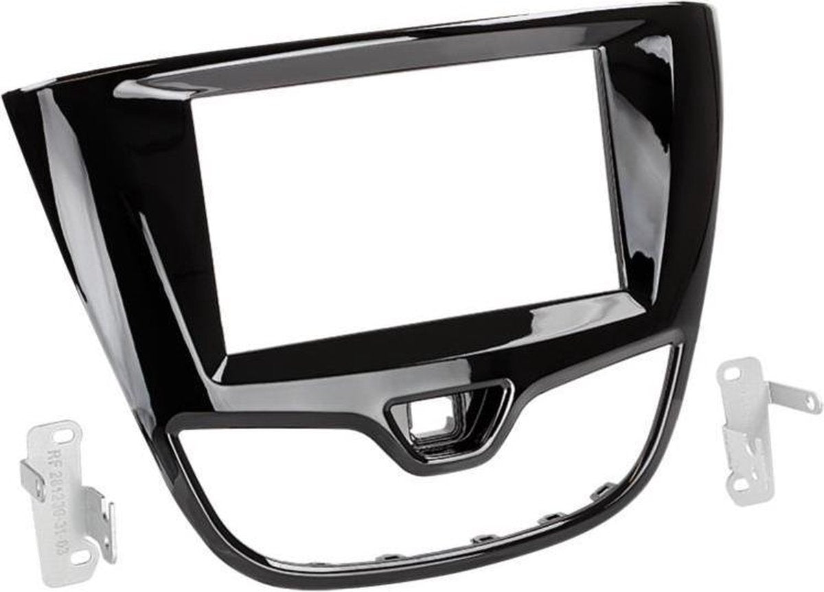 2-DIN frame ECO FRAME Opel Karl 2015- Piano Zwart