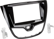 2-DIN frame ECO FRAME Opel Karl 2015- Piano Zwart