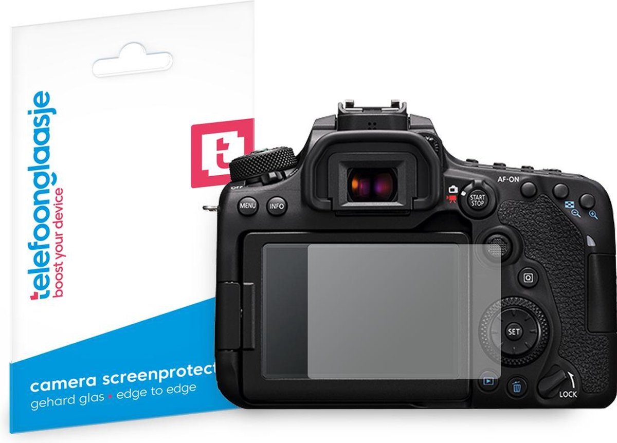 Canon EOS 90D screenprotector gehard glas