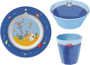 Ontbijtset Piraat - 3-delig kinderservies van melamine - Sigikid