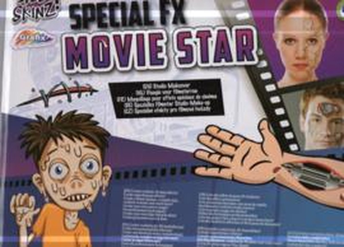 Visage set - Halloween - Filmsterren - Schminkset - Kinderfeestjes - Coole huideffecten