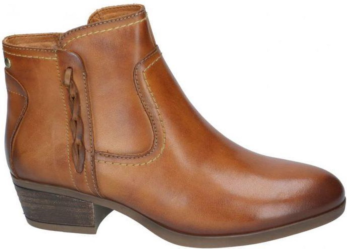Pikolinos -Dames -  cognac/caramel - enkellaarzen - maat 41