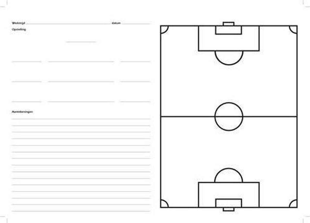 Amigo Coachpapier Voetbal A4 100 Vellen