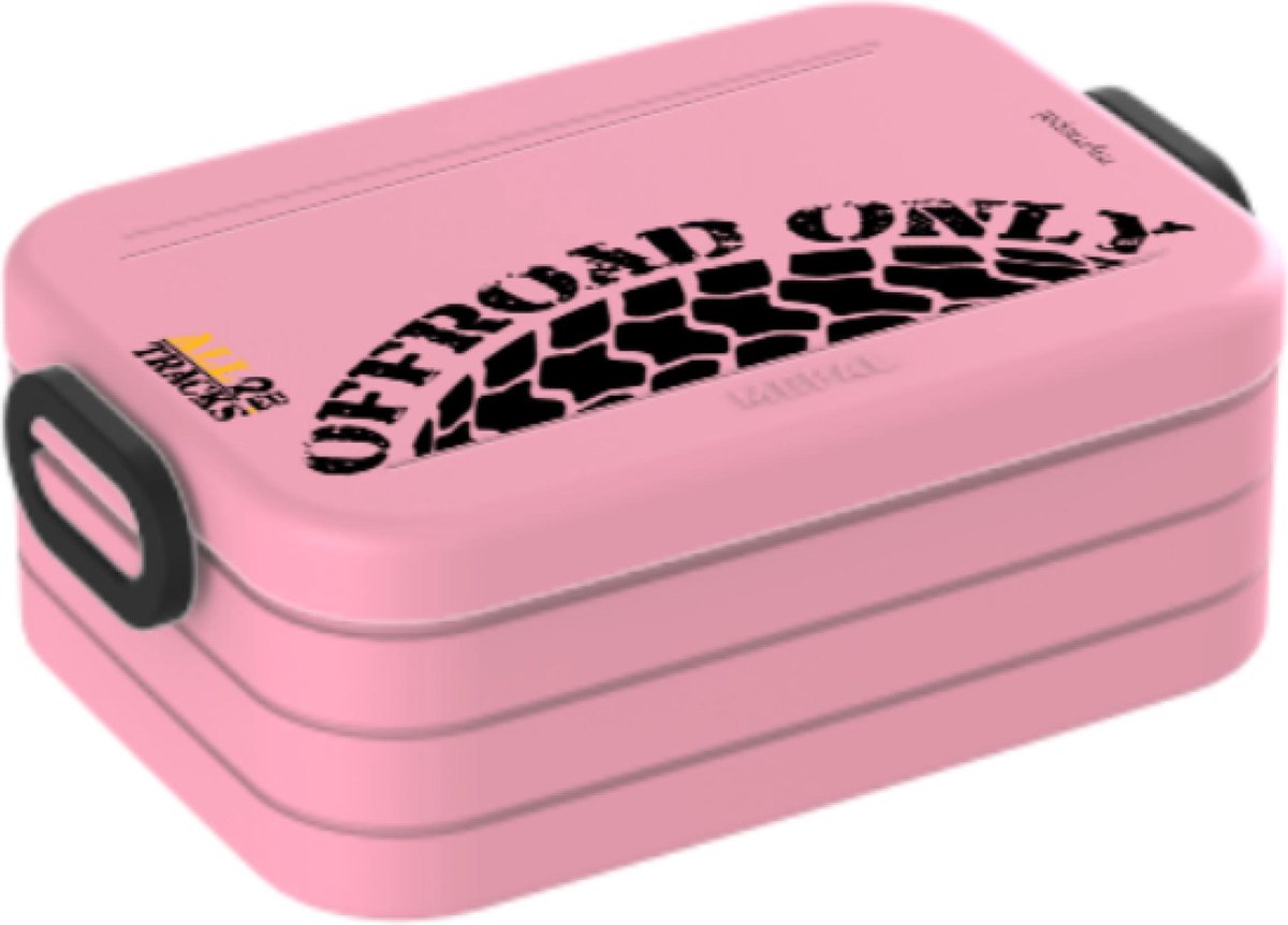 Mepal Broodtrommel – Roze - Large - Offroad Only  - 4x4 Offroad