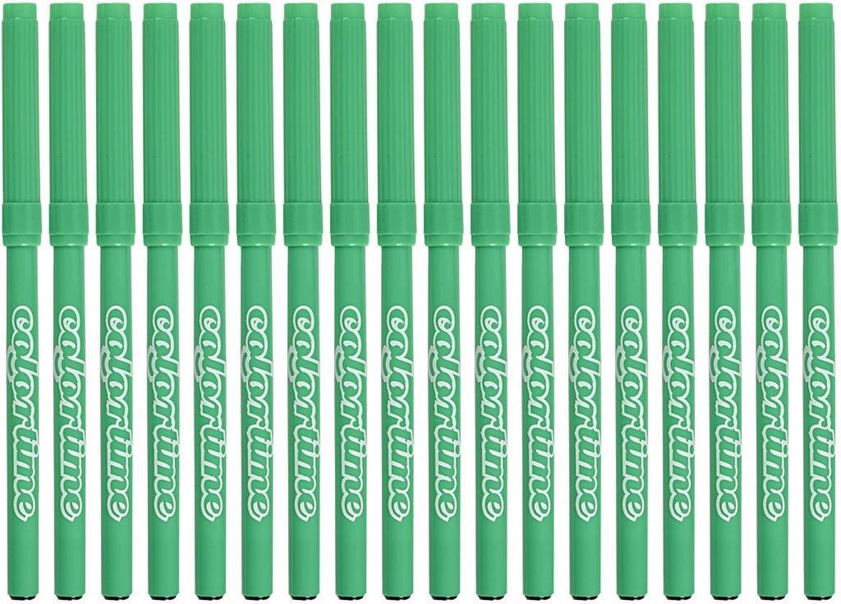 Colortime Stiften Lijndikte 2 Mm Lichtgroen 18 Stuks
