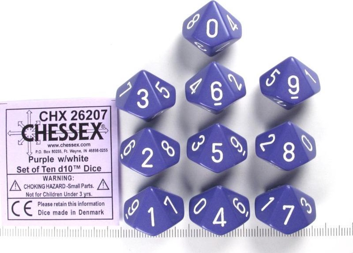 Chessex dobbelstenen set