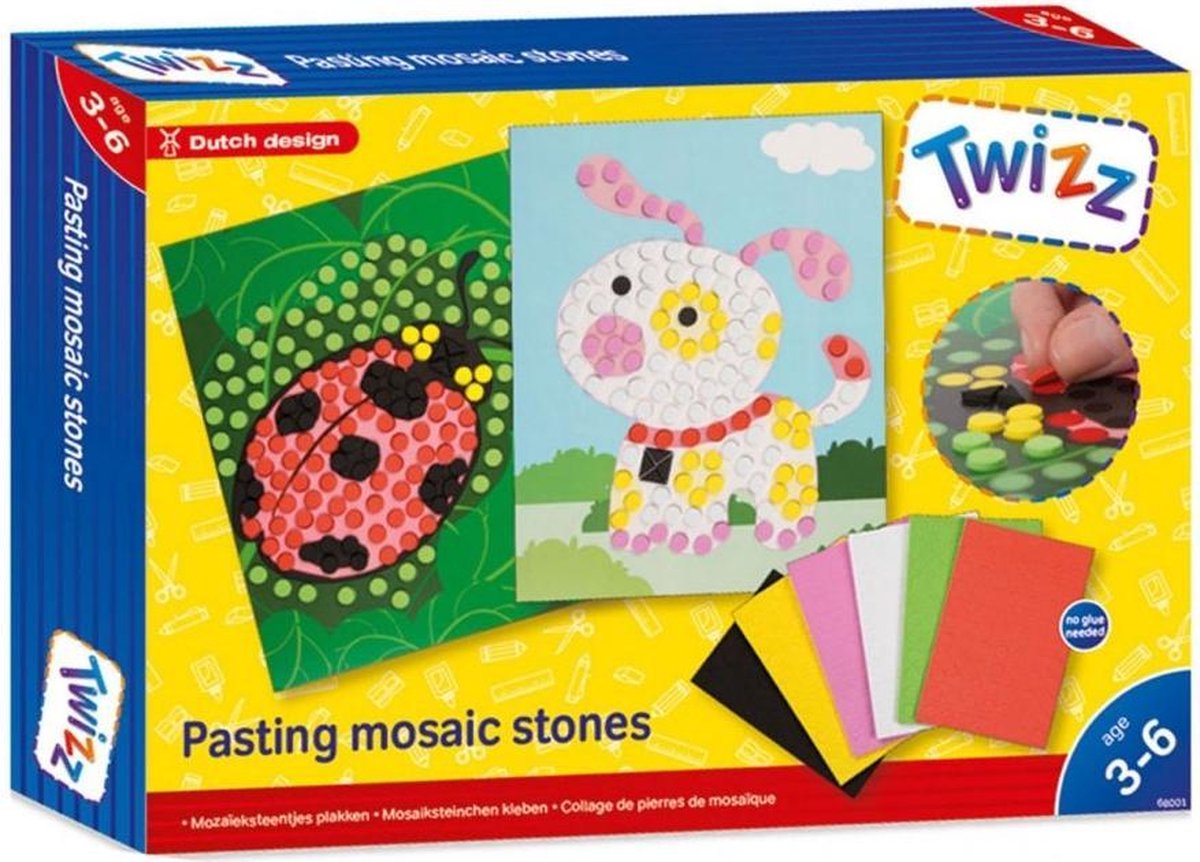 Twizz Mozaïeksteentjes Plakken 8-delig