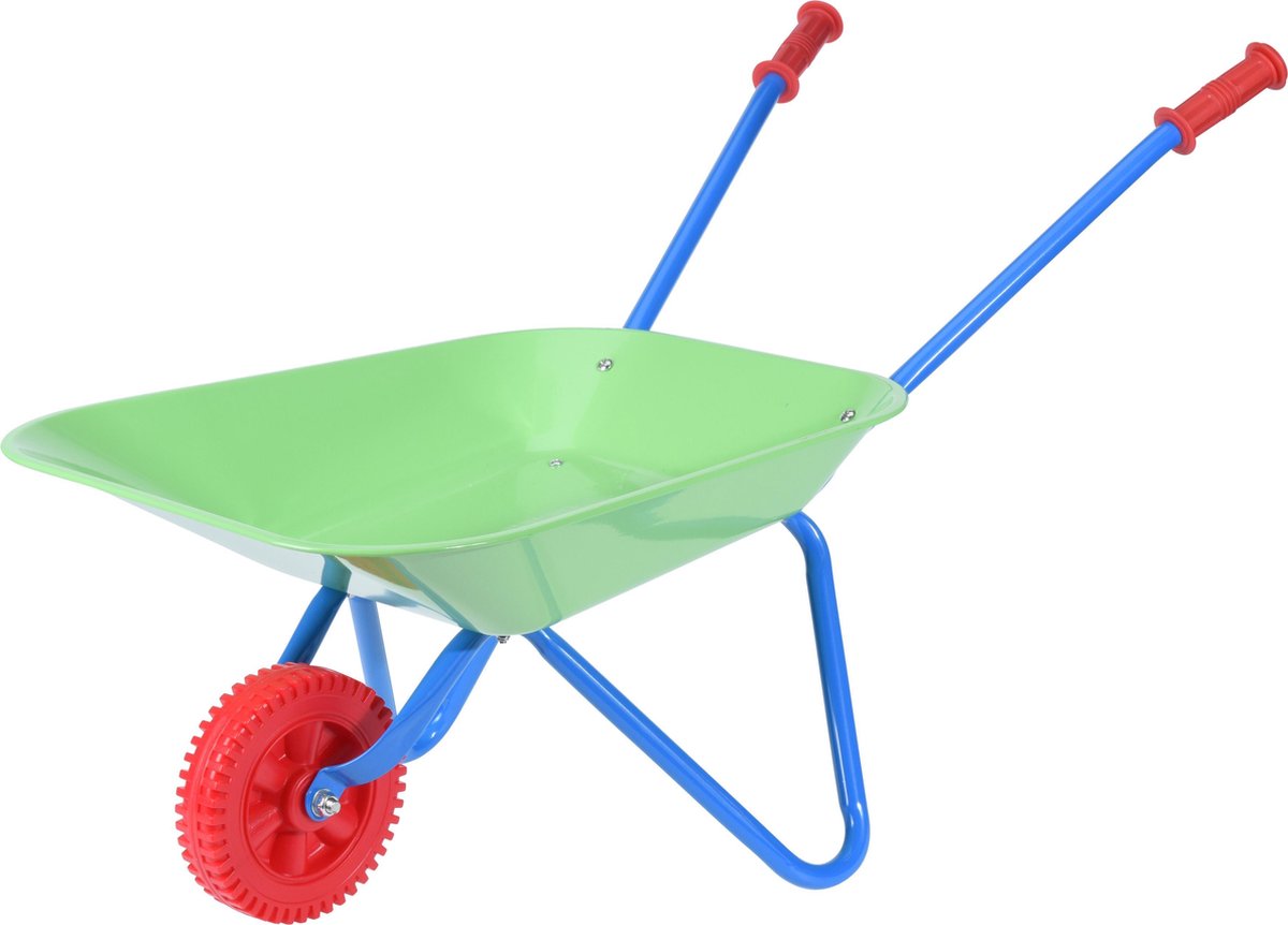 MaxxGarden kinderkruiwagen - metalen speelgoed kruiwagen