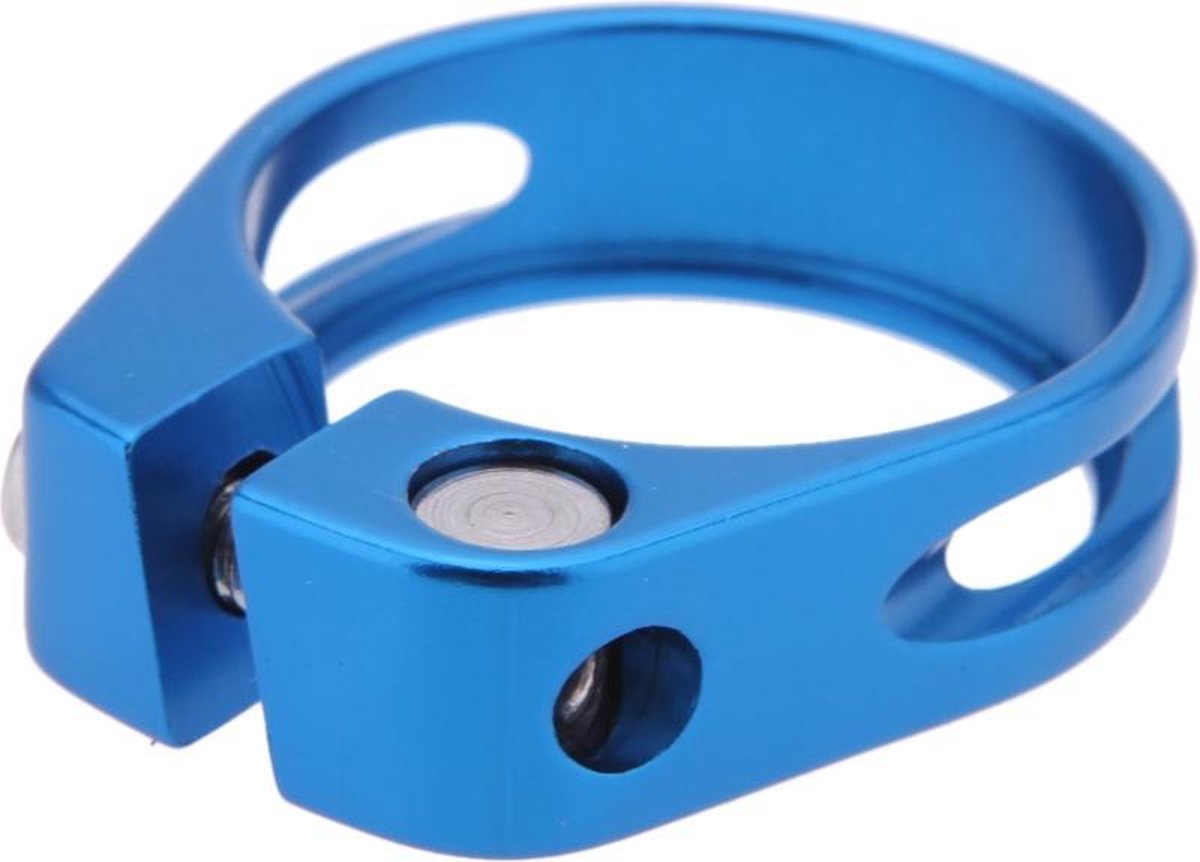 Zadelpen Klem aluminium Blauw racefiets MTB