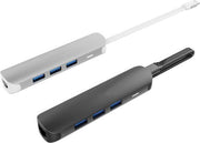 HYPER 6-in-1 USB-C hub with 4K HDMI silver