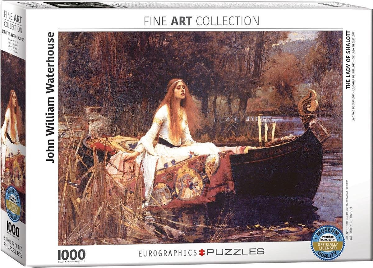 Eurographics puzzel The Lady of Shalott - 1000 stukjes