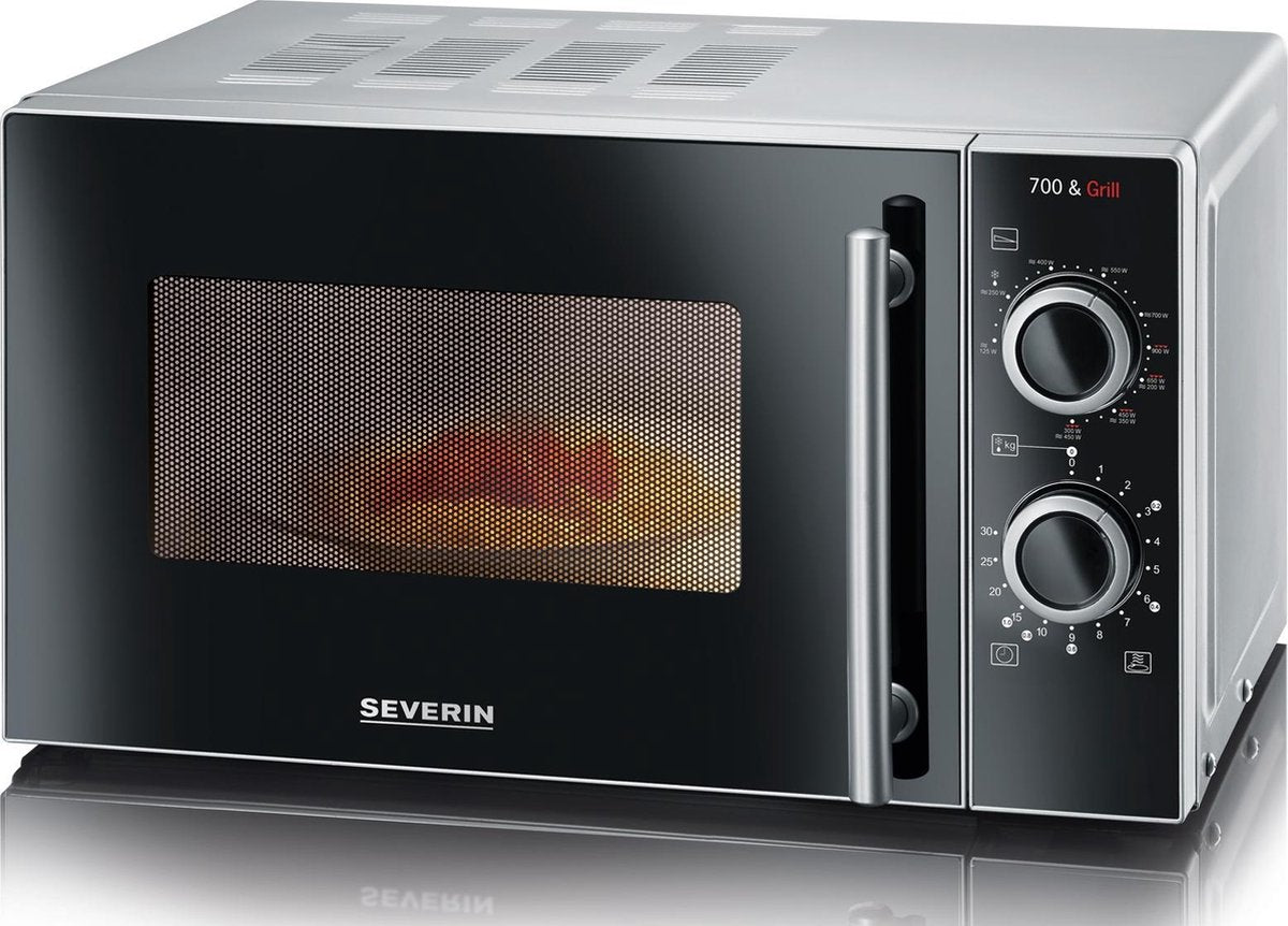 Severin MW 7875 - Magnetron - Grill - zwart/zilver