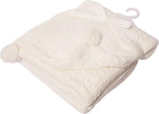 Soft Touch Kabeldeken Pompom 75 X 90 Cm Wit