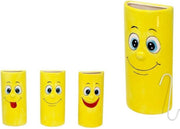 Emoji/smiley radiator bak luchtbevochtiger / waterverdamper rechthoekig 18 cm - Waterverdampers verwarming - Kinderkamer