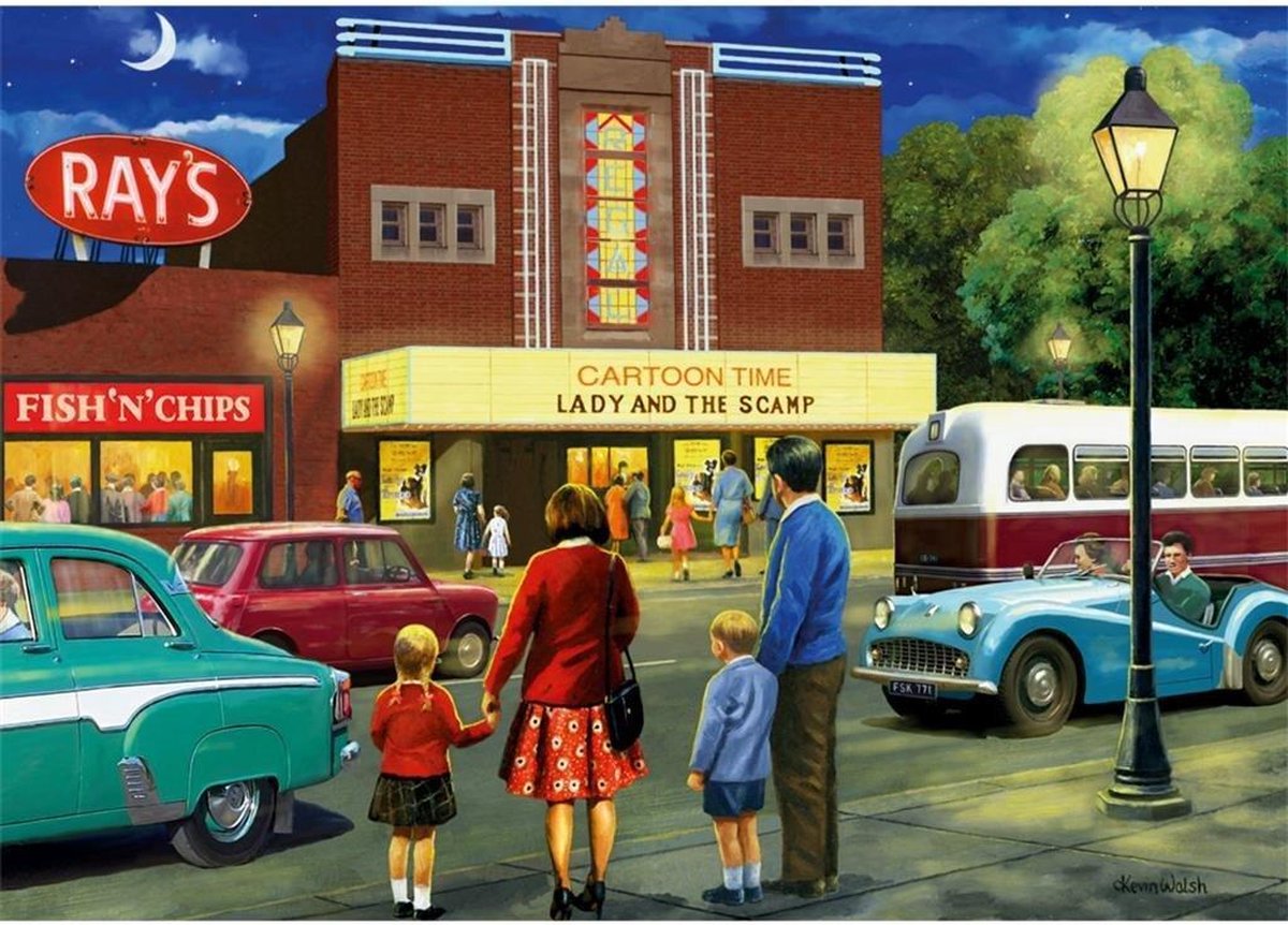 Falcon de Luxe Puzzel A Trip To The Movies 500 Stukjes