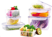 Lock&Lock Vershoudbakjes - Set van 7 Stuks - Transparant