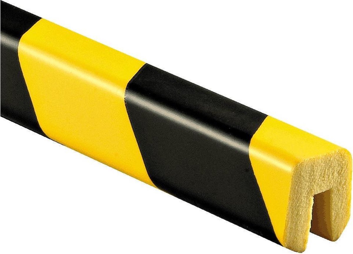 Stootrand kantbeschermingsprofiel type G Geel