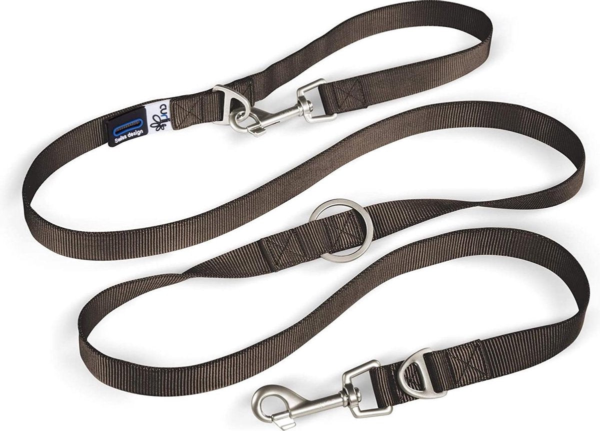 Curli Hondenlijn Adjust Leash 200 X 2 Cm Nylon Bruin