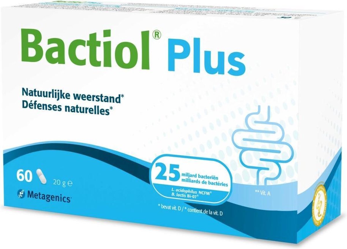 Metagenics Bactiol Plus - 60 capsules - Probiotica - Voedingssupplement