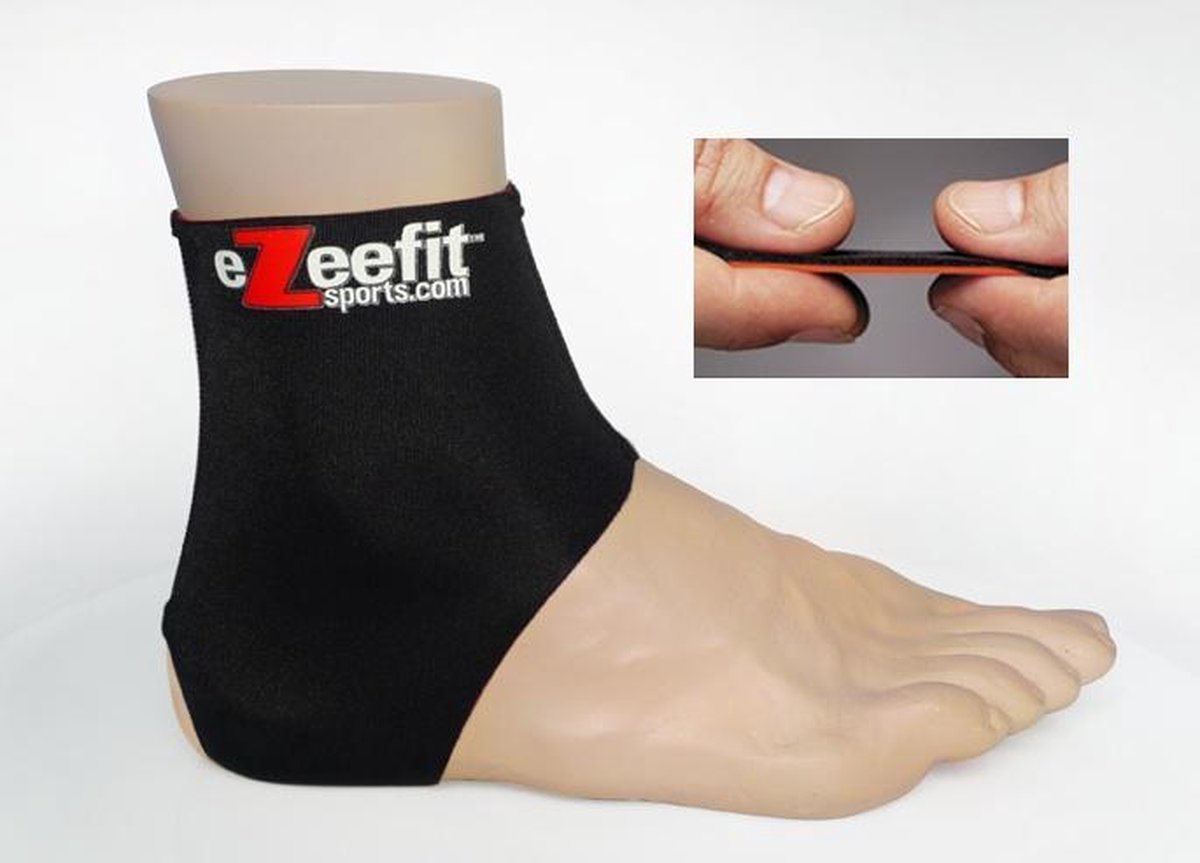 Ezeefit Anti-blarensokken Ultrathin Unisex Zwart Maat 45-47