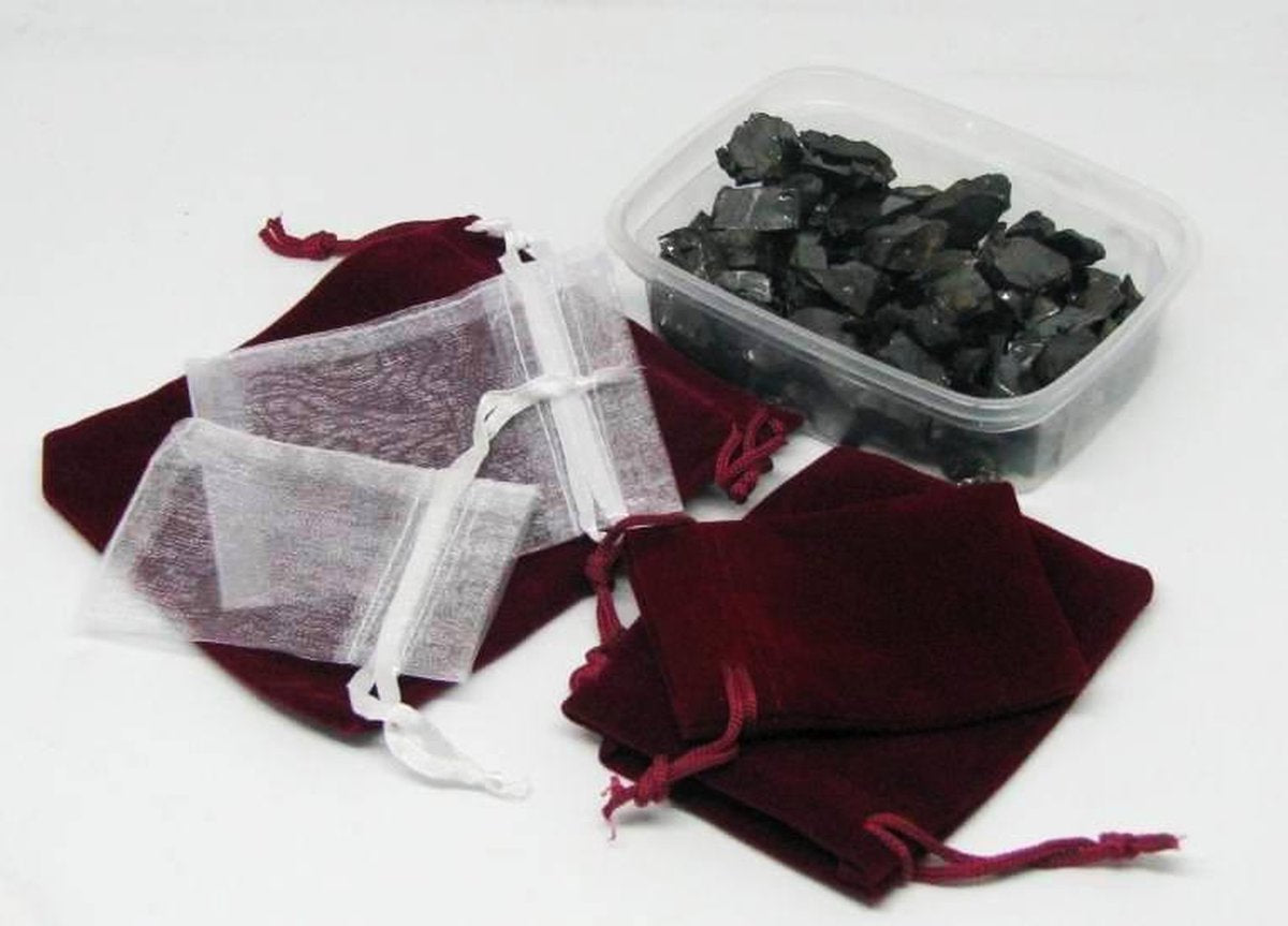 Edel shungiet / Elite shungite 1-4 gram per 100 gram