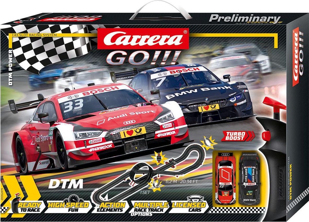Carrera GO!!! DTM Power- Racebaan