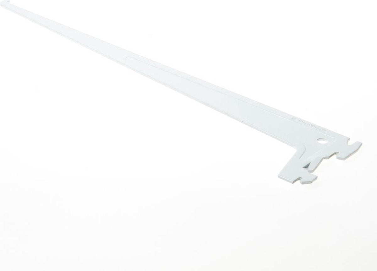 Schadébo Drager Element enkel 2-haaks sys 50 staal wit 40cm 10105-00601 (Prijs per 10 stuks)