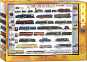 Eurographics puzzel History of Trains - 1000 stukjes