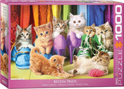 Eurographics puzzel Kitten Footware - 1000 stukjes