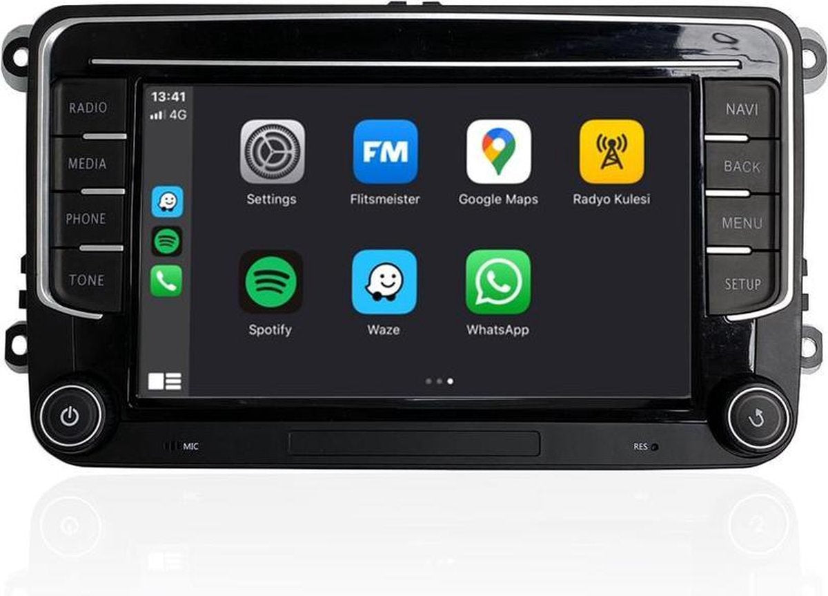 Draadloos Carplay & Android Navigatie voor Volkswagen Seat & Skoda 7" | 32GB
