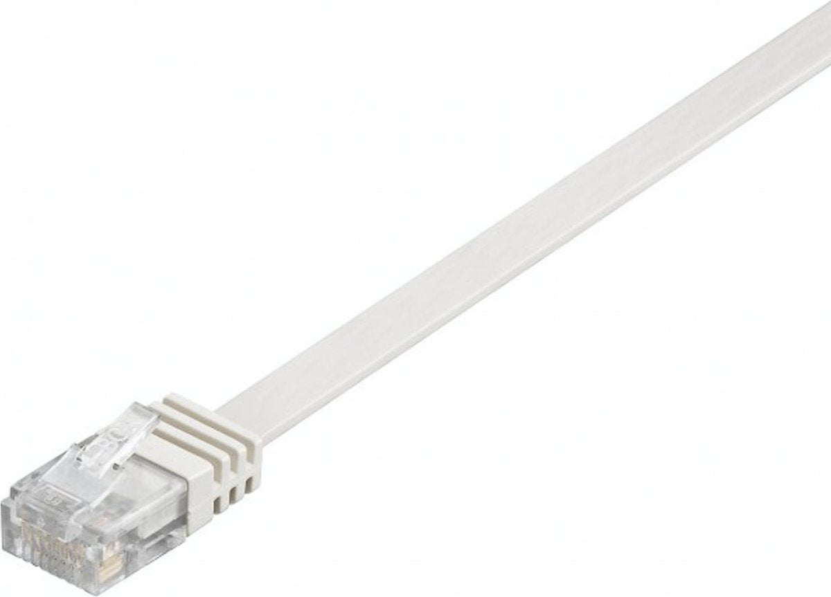 Profile UTP Netwerkkabel Cat 6 RJ45 2 Meter Platte kabel Grijs