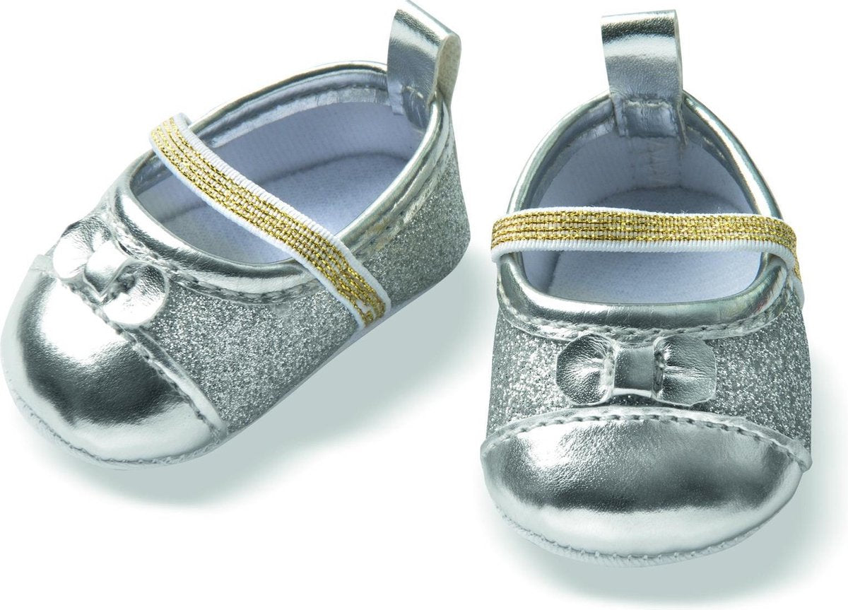 Heless Glitterballerina's Voor Een Pop Van 38-45 Cm Zilver