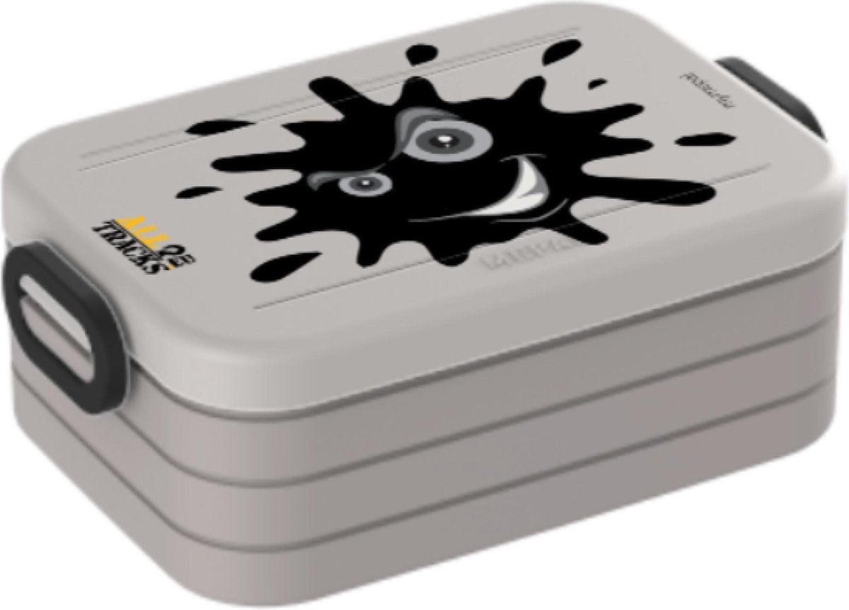 Mepal Broodtrommel – Grijs - Large - Modder Splash - 4x4 Offroad