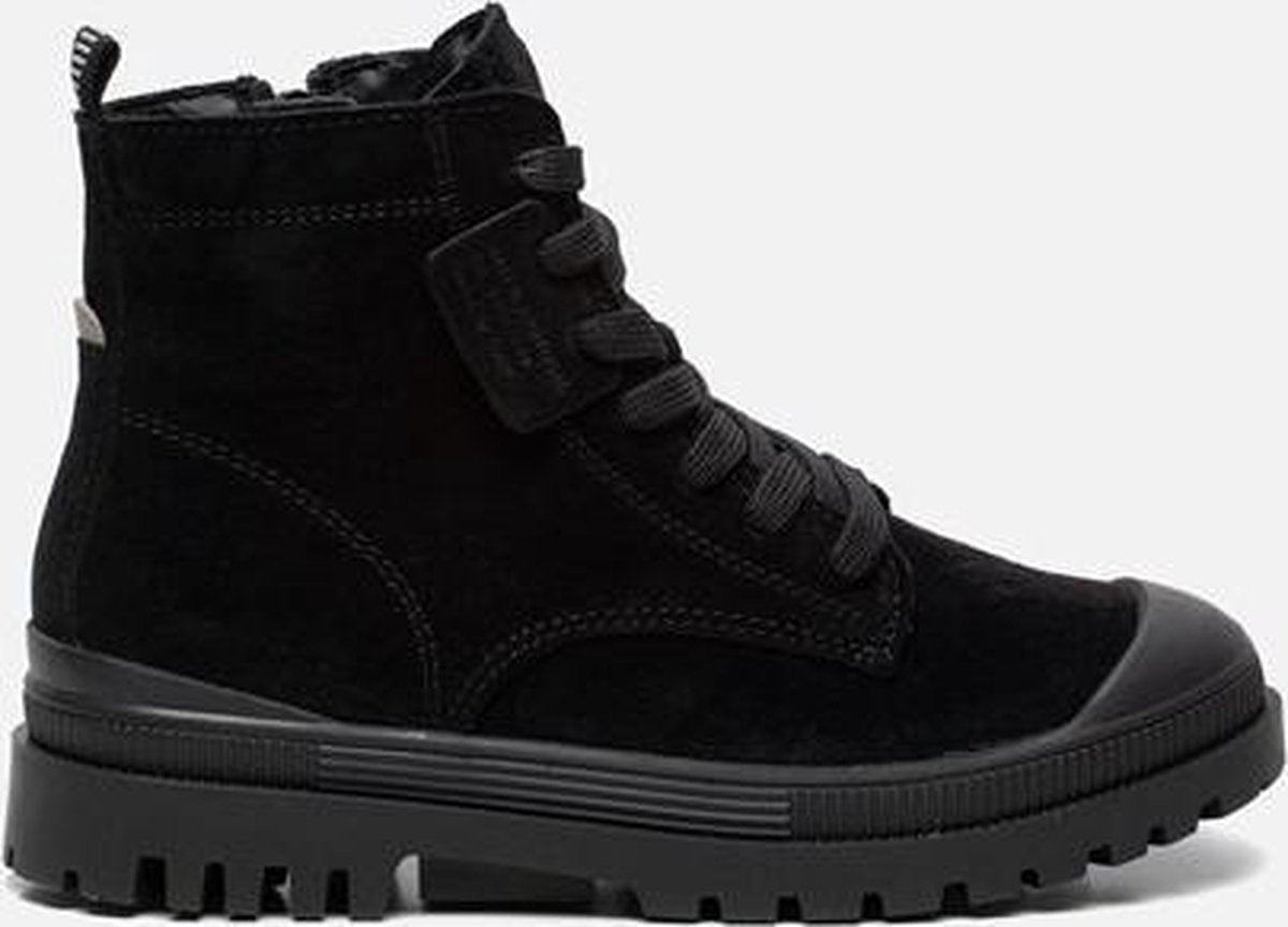 Tamaris Veterboots zwart - Maat 38