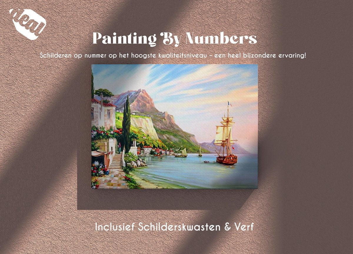 Deal Diamond Painting Schilderen Op Nummer Voor Volwassenen Inclusief Lijst