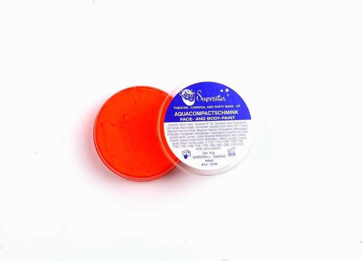 Aqua facepaint 45gr jongrood