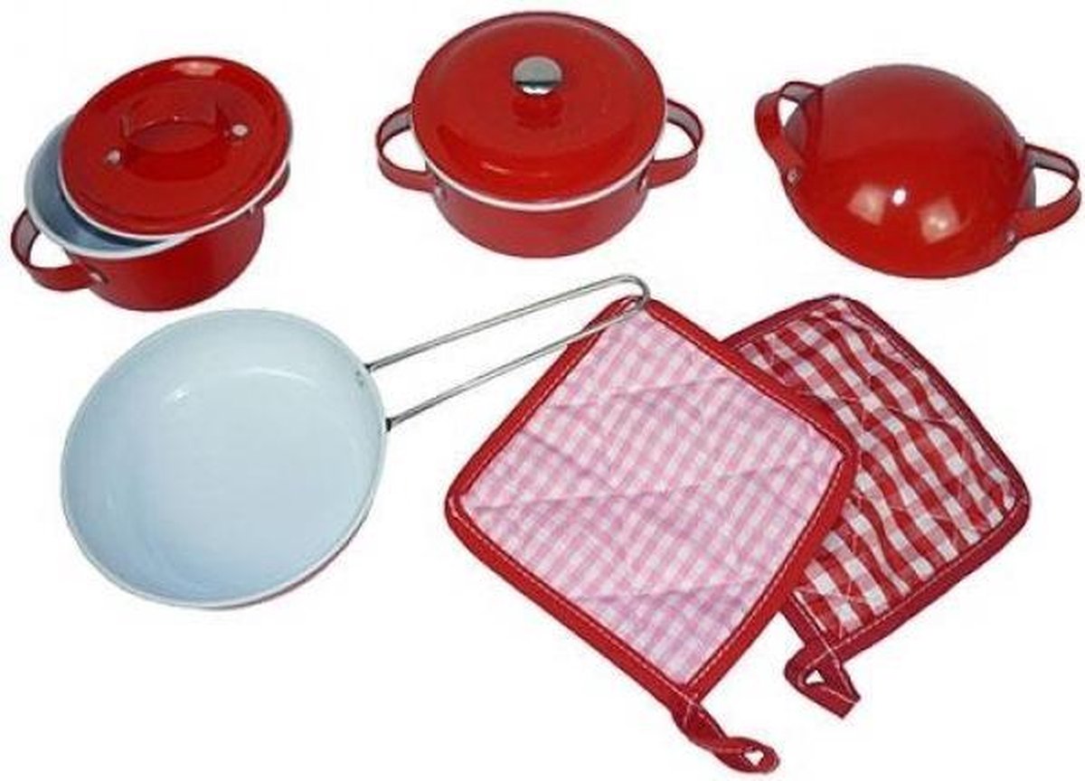 Playwood Pannenset Rood