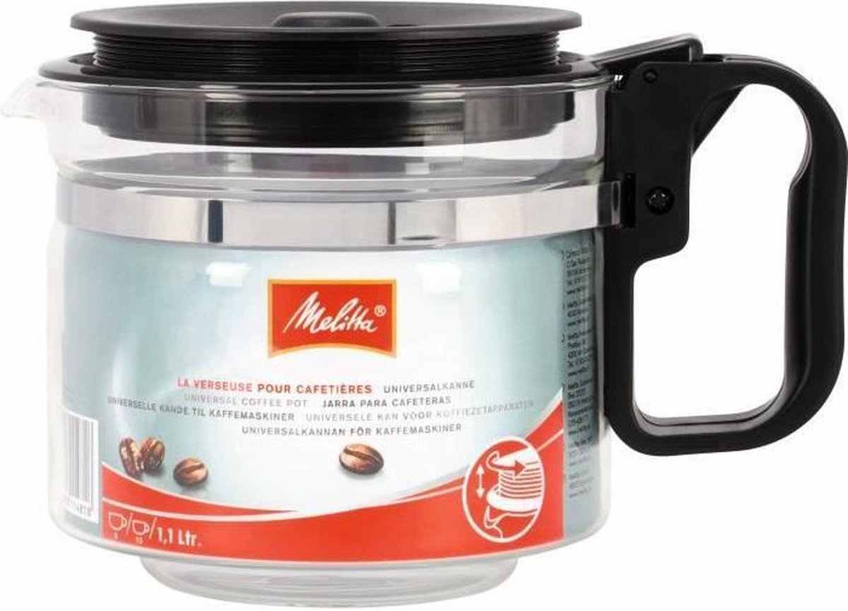 MELITTA Glazen kan voor filterkoffiezetapparaat