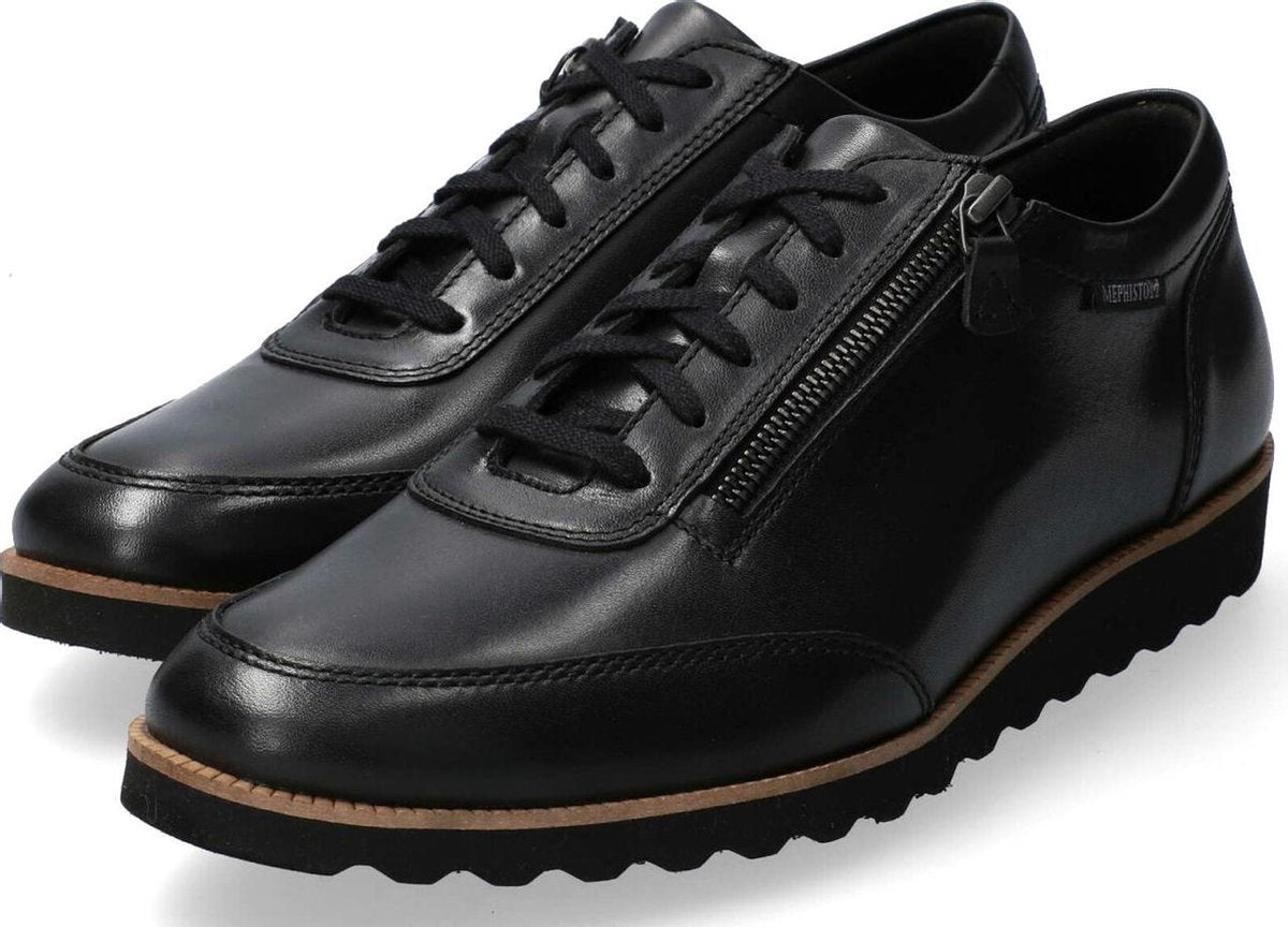 Mephisto VALENTINO heren veterschoen - zwart - maat 41