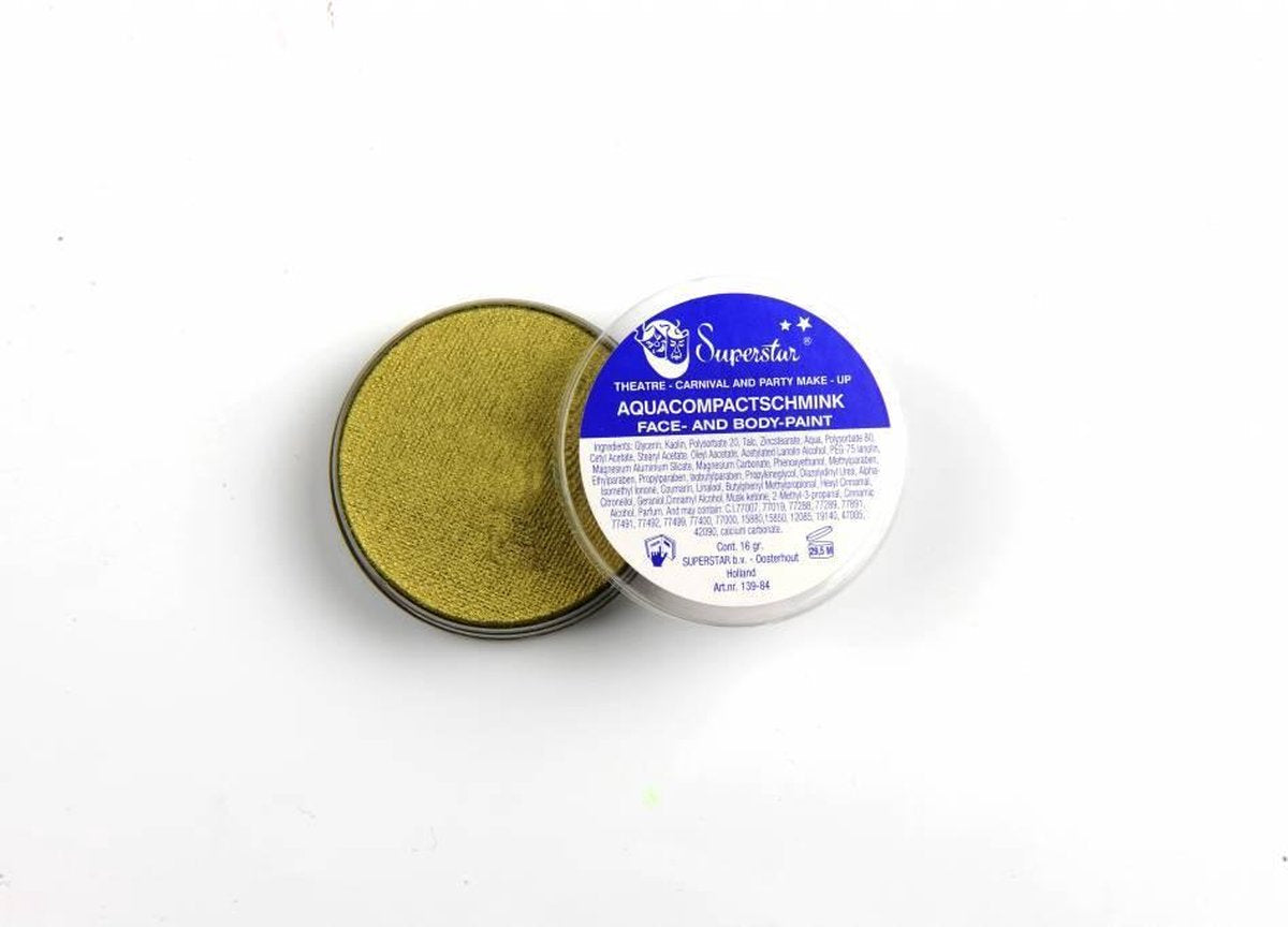 Aqua facepaint 45gr goud