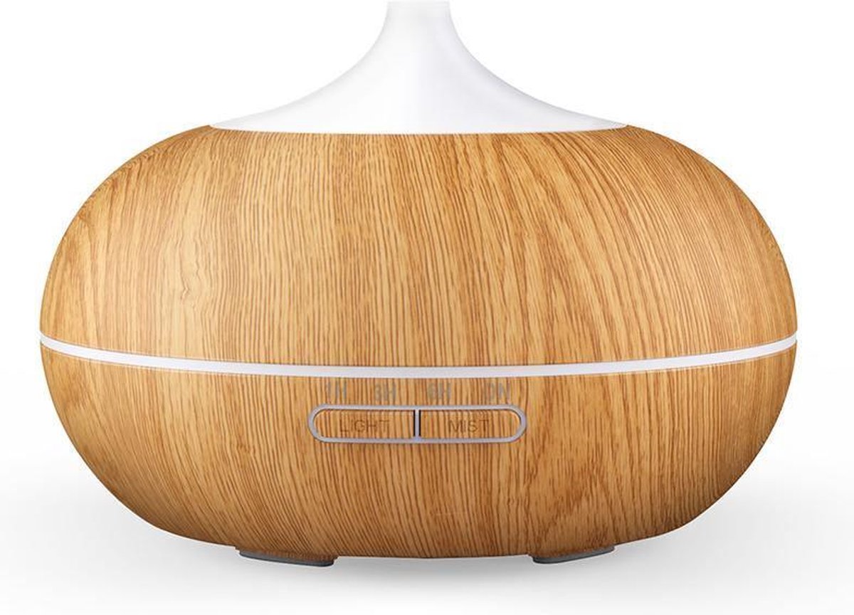 Aromic 'Kyu' Aroma Diffuser - Licht Hout - 300 ML
